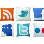 Cojines para geeks de redes sociales