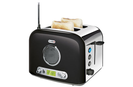 Regalos frikis Día del Padre: Radio tostadora