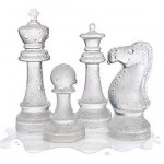Set de ajedrez de hielo